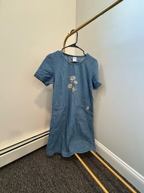 Blair Blue Denim Daisy Pocket Dress